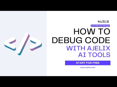 Streamline Excel VBA Development with AI Code Debugger - Tutorial by Ajelix