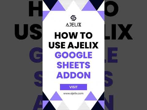 AI-Powered Google Sheets Addon Tutorial by Ajelix | Generate Formulas from Your Text!