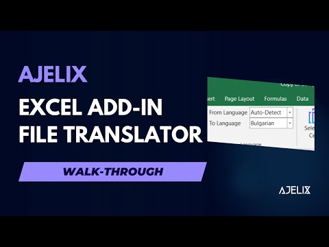 Ajelix AI Excel Assistant - Excel File Translator
