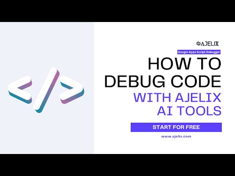 Troubleshooting Made Easy: AI Debugger for Apps Scripts - Tutorial by Ajelix