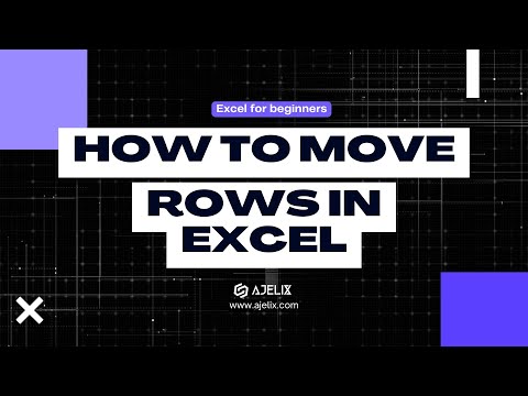 Step-by-Step Tutorial: How to Move Rows in Your Excel Spreadsheet | Guides by Ajelix
