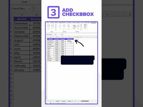 Add Checkboxes To Your Excel Spreadsheets In 4 Simple Steps - Tutorial By Ajelix #excel #guide #tips