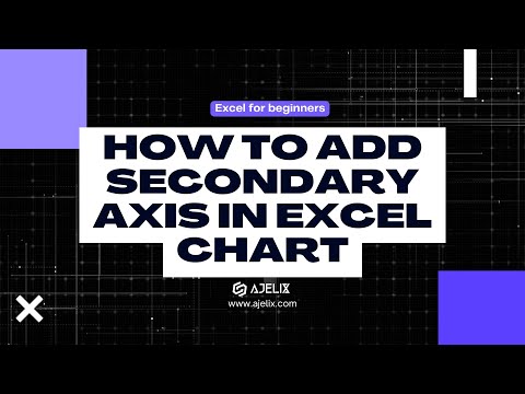 How To Add Secondary Axis To Excel Chart - Step by step guide with Ajelix
