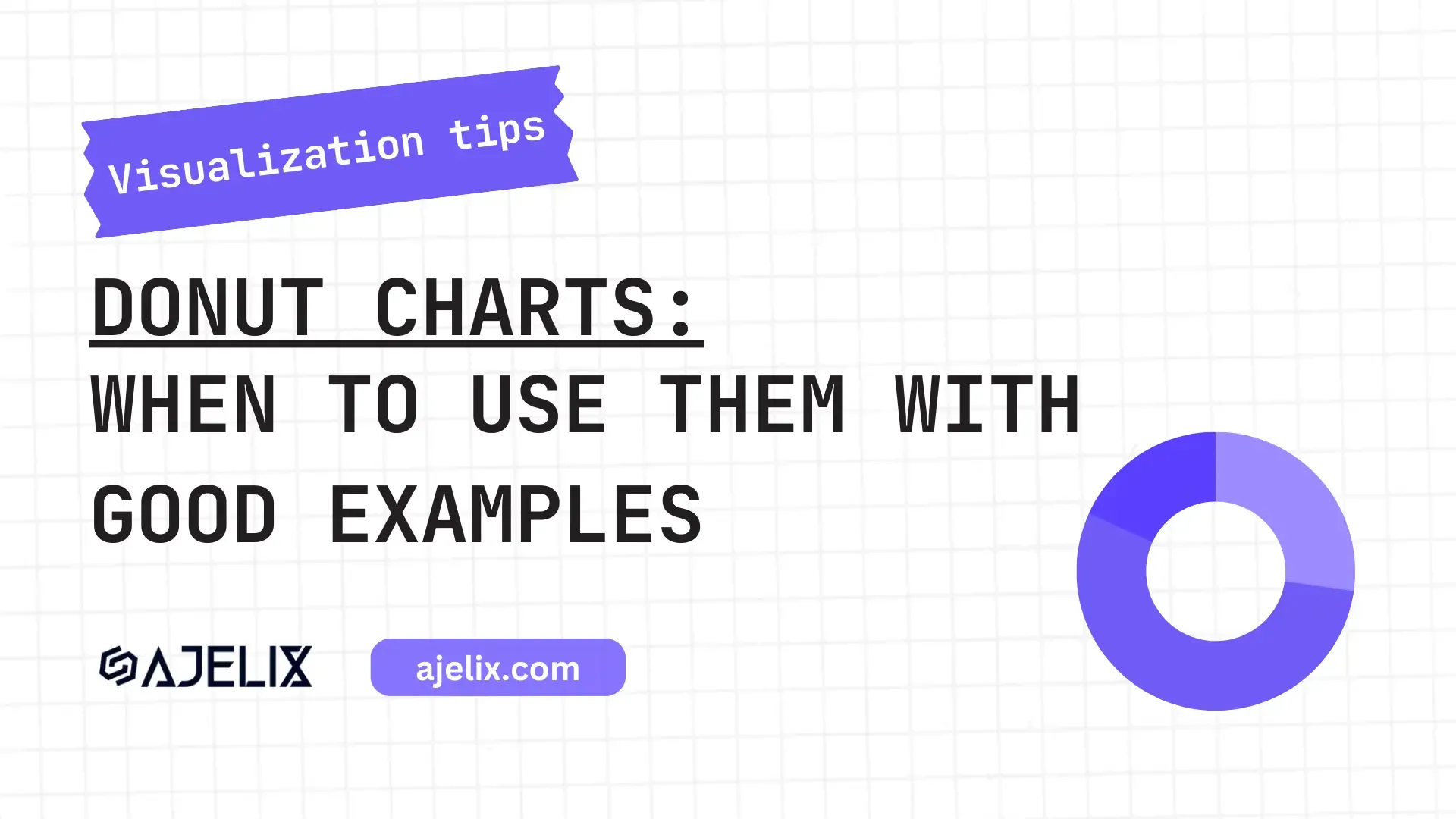 Donut charts when to use them with good examples banner