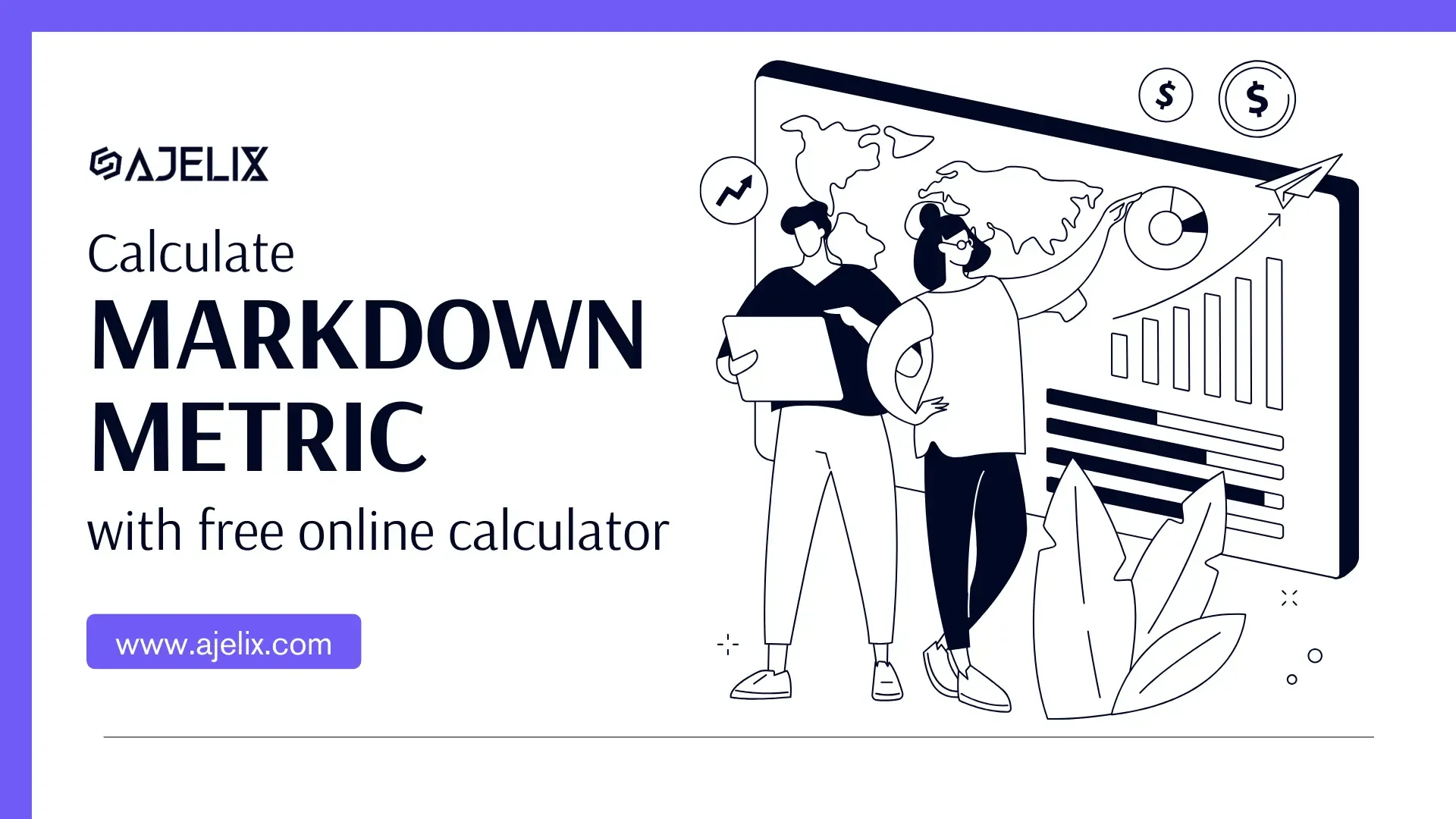 Calculate markdown metric with free online calculator banner