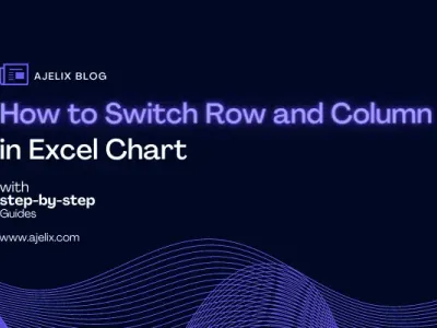 How to Switch Row and Column in Excel chart