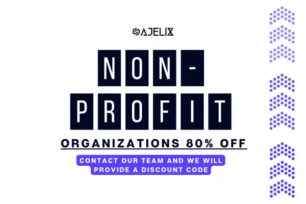 non profit organizations 80% off