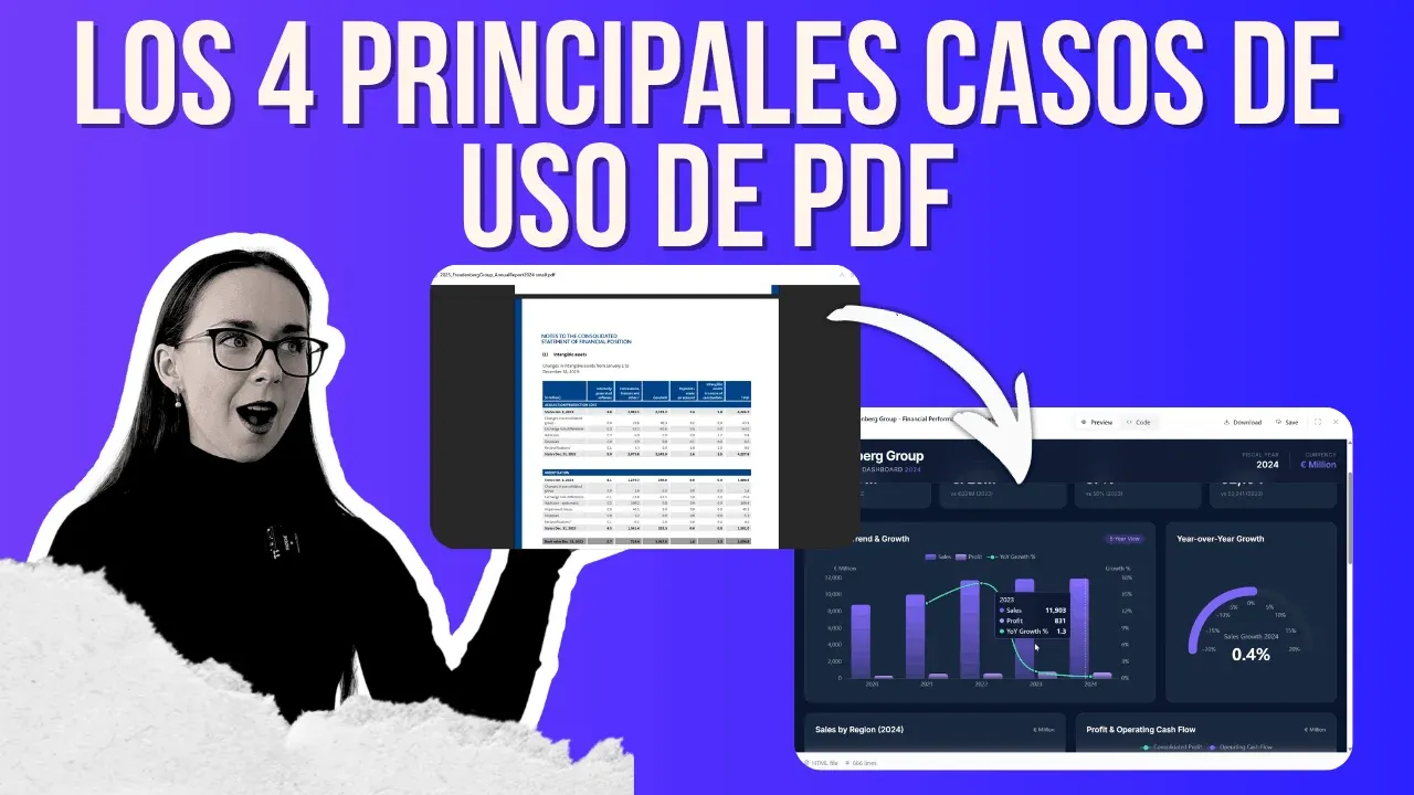 Convertir PDF a Excel con IA: 4 formas en que los agentes de IA trabajan con archivos PDF