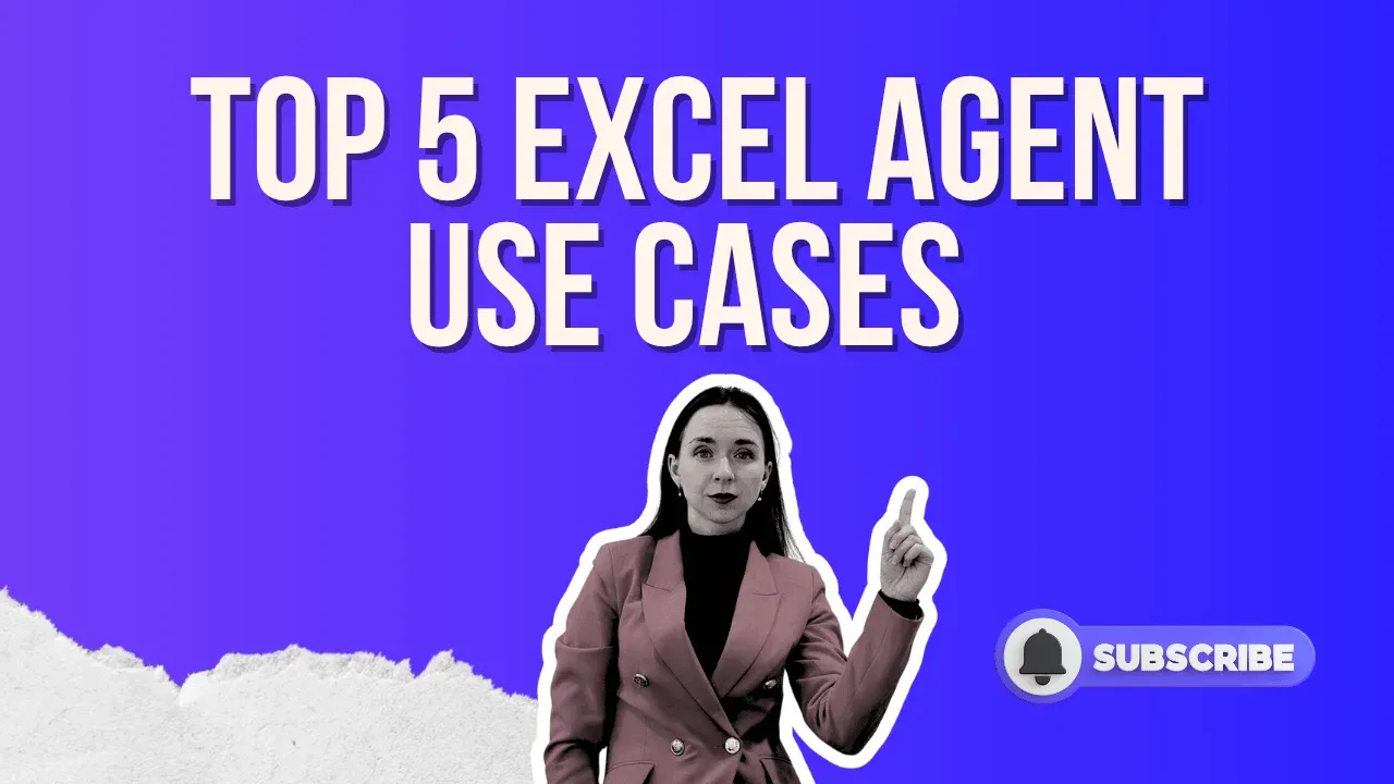 How to use AI in Excel top 5 agentic ai use cases reviewed by ajelix team
