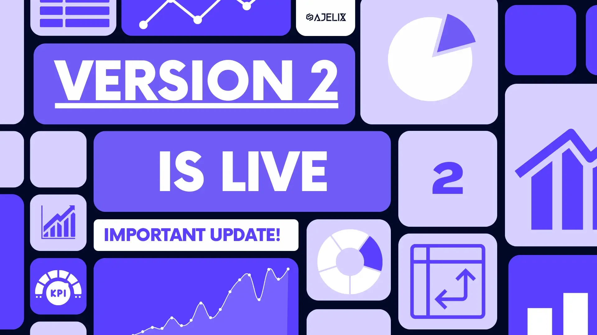 Ajelix BI version 2 is launched Ajelix news banner