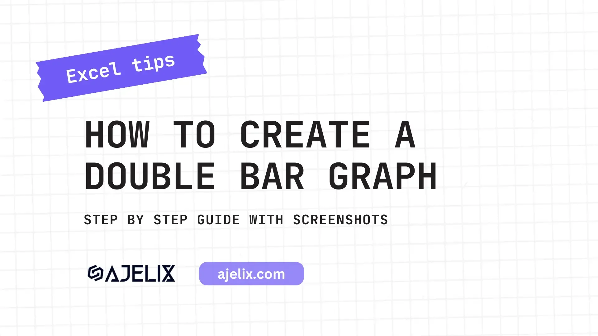 How to create a double bar graph in Excel? Step by step guides with screenshots and tutorials.