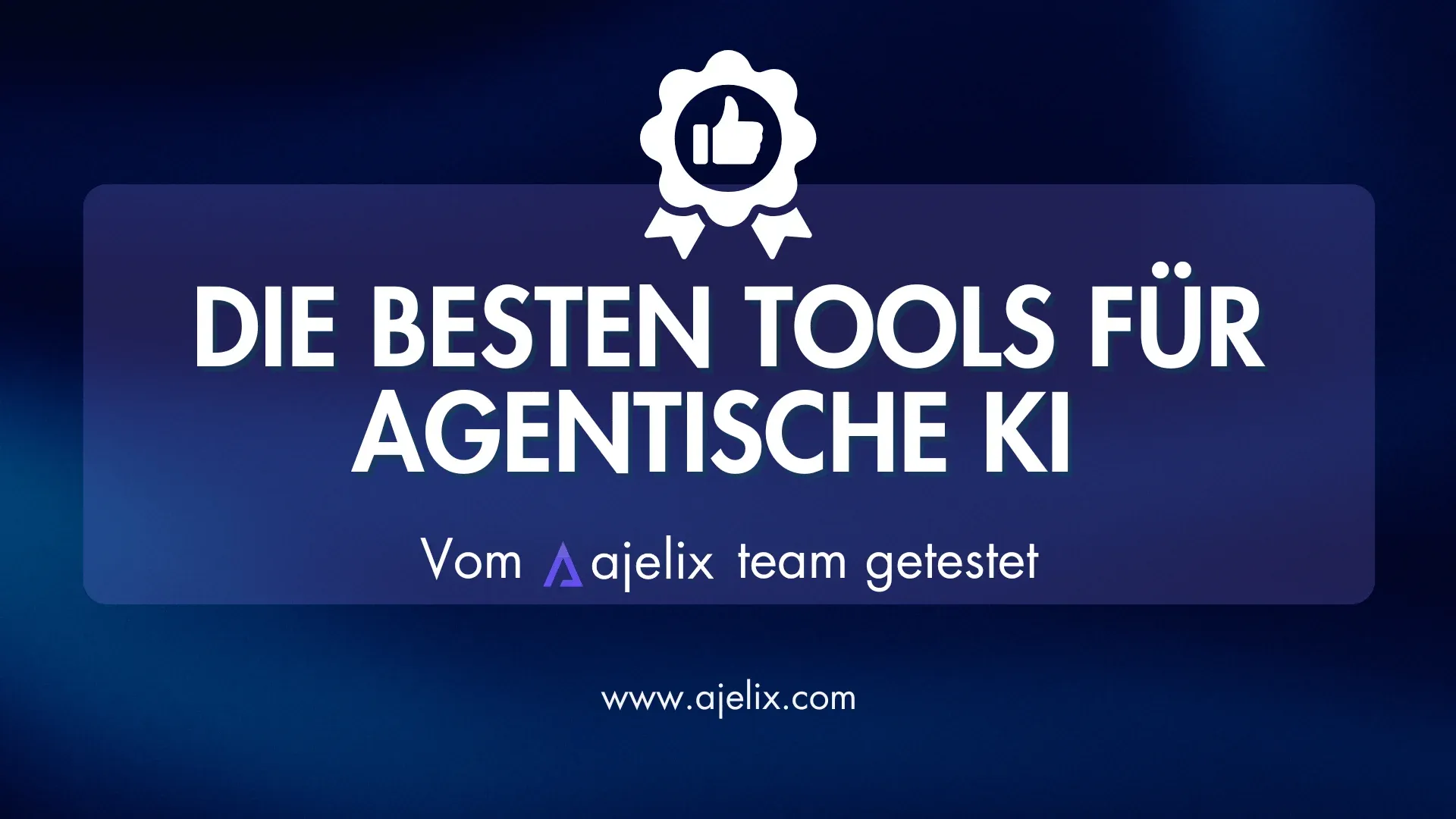 Blog-Banner: Die besten Tools für agentische KI