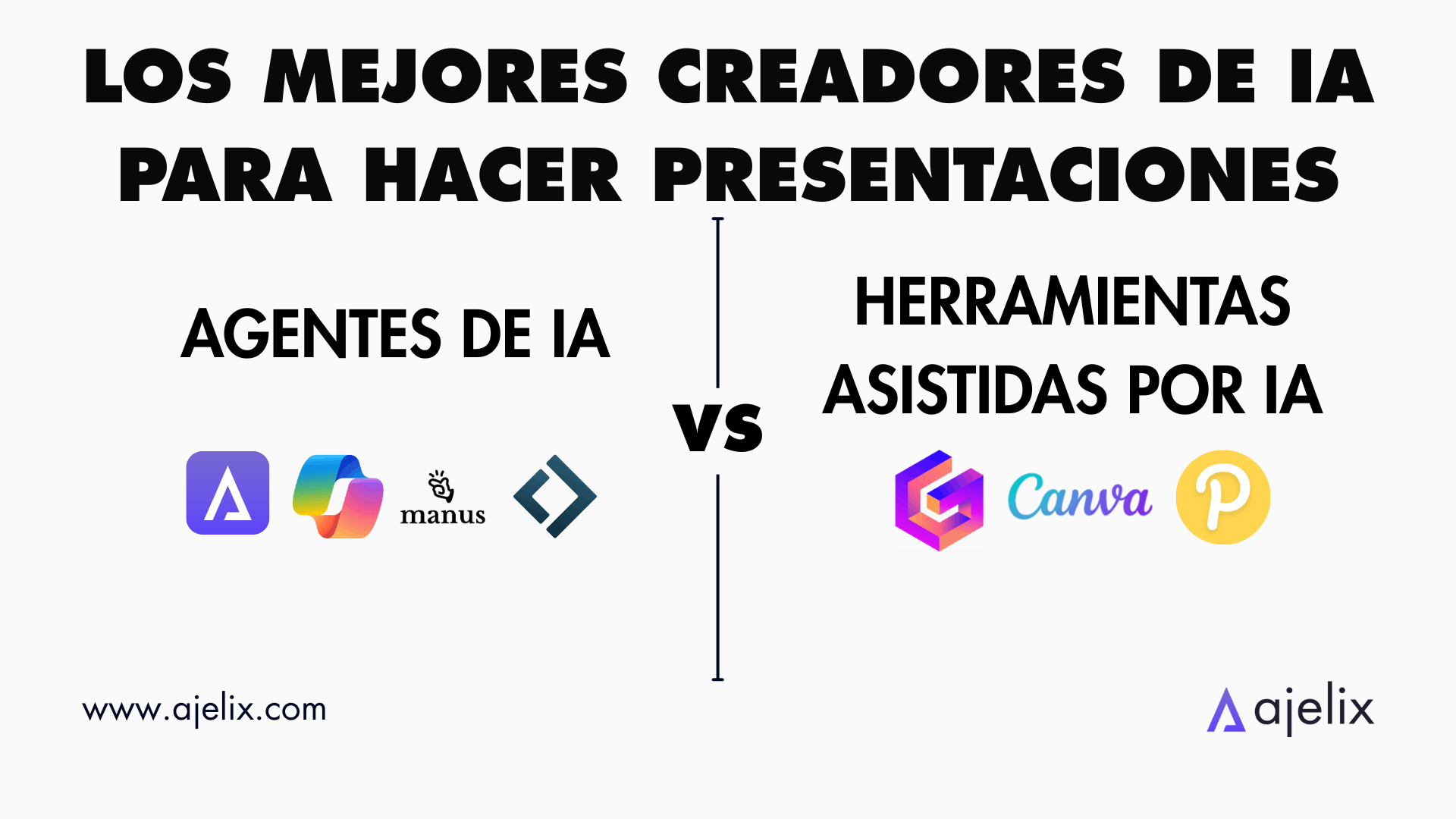 Banner: Los 7 mejores creadores de IA para hacer presentaciones: agentes de IA vs. herramientas asistidas por IA