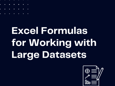 Excel formulas for working with large datasets - ajelix