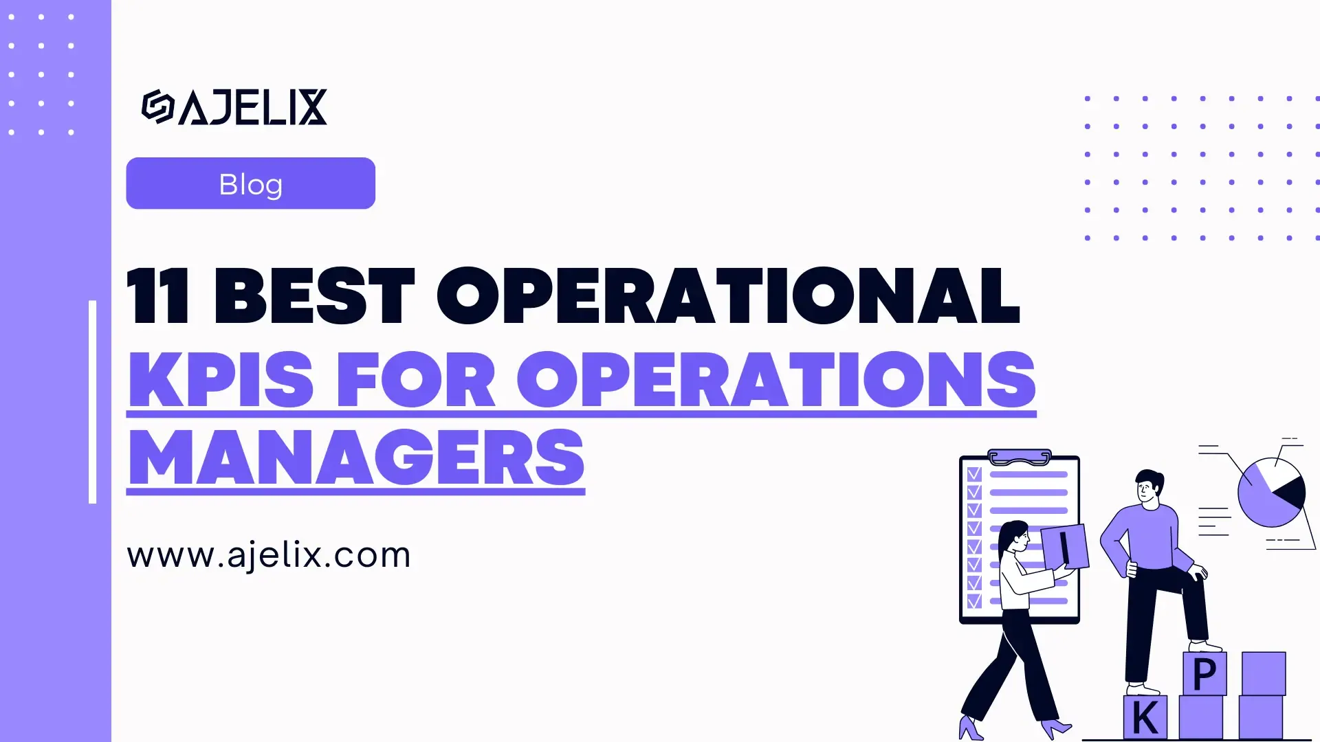 111 Best operational kpis for operation managers blog article banner made by author
