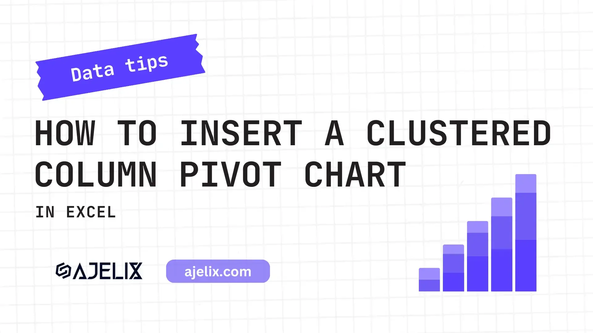 How to insert clustered column pivot chart in excel banner