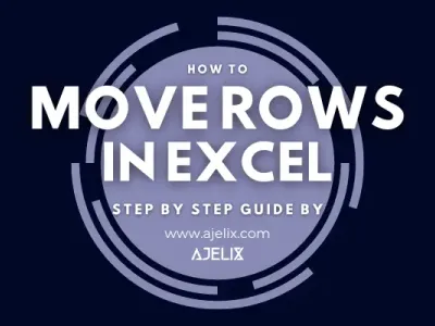 Excel move rows in your spreadsheet