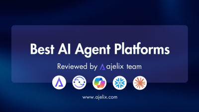 Best AI agent platforms for teams Ajelix blog banner