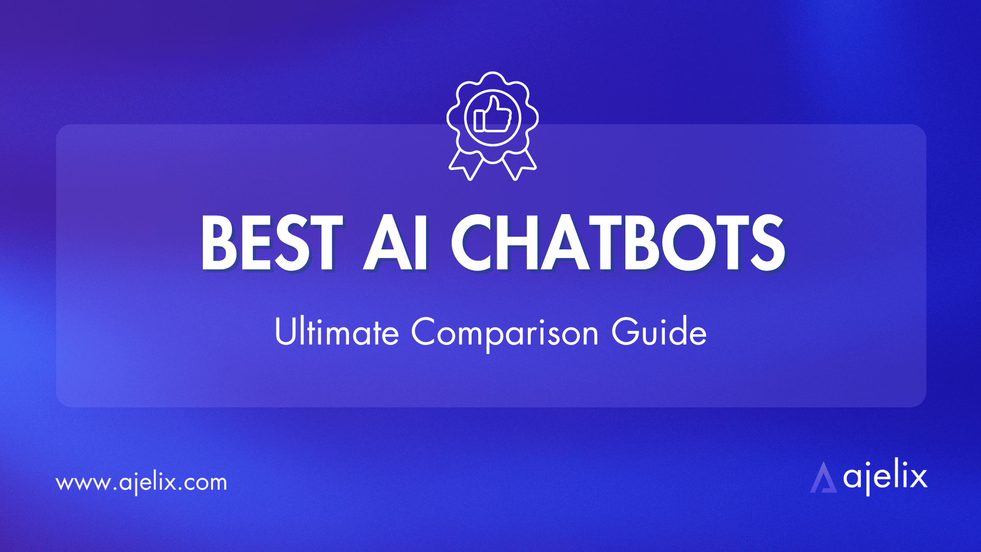 Best AI chatbots Ultimate Comparison Guide 2026 blog banner