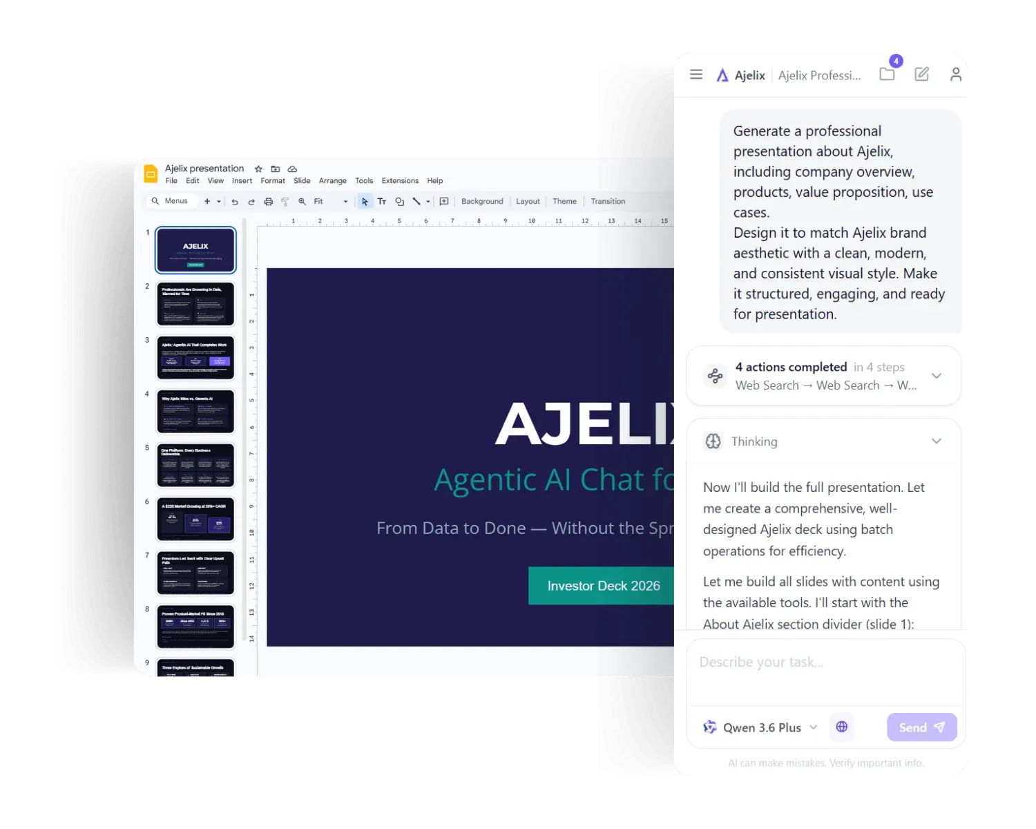 Google Slides Add-On, Presentation Creation & Design by Ajelix