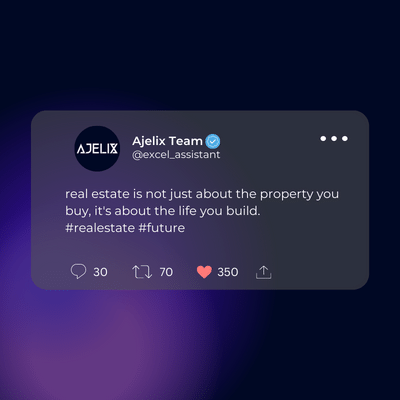 Use Case Ajelix - Real Estate Agents - generate Excel formula