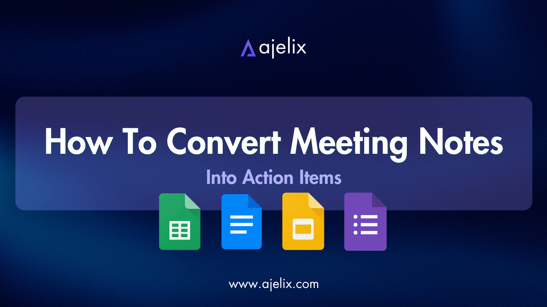 How to convert meeting notes Blog banner
