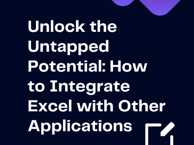 Integrate Excel with other applications