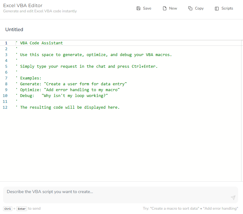 excel vba code debugger - fix your code with ai