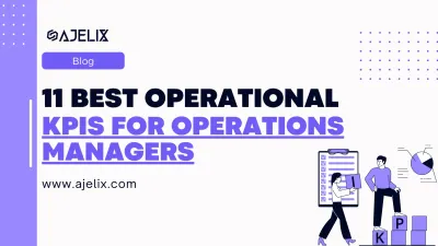 111 Best operational kpis for operation managers blog article banner made by author