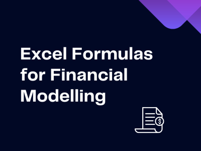 Excel formulas for financial modelling
