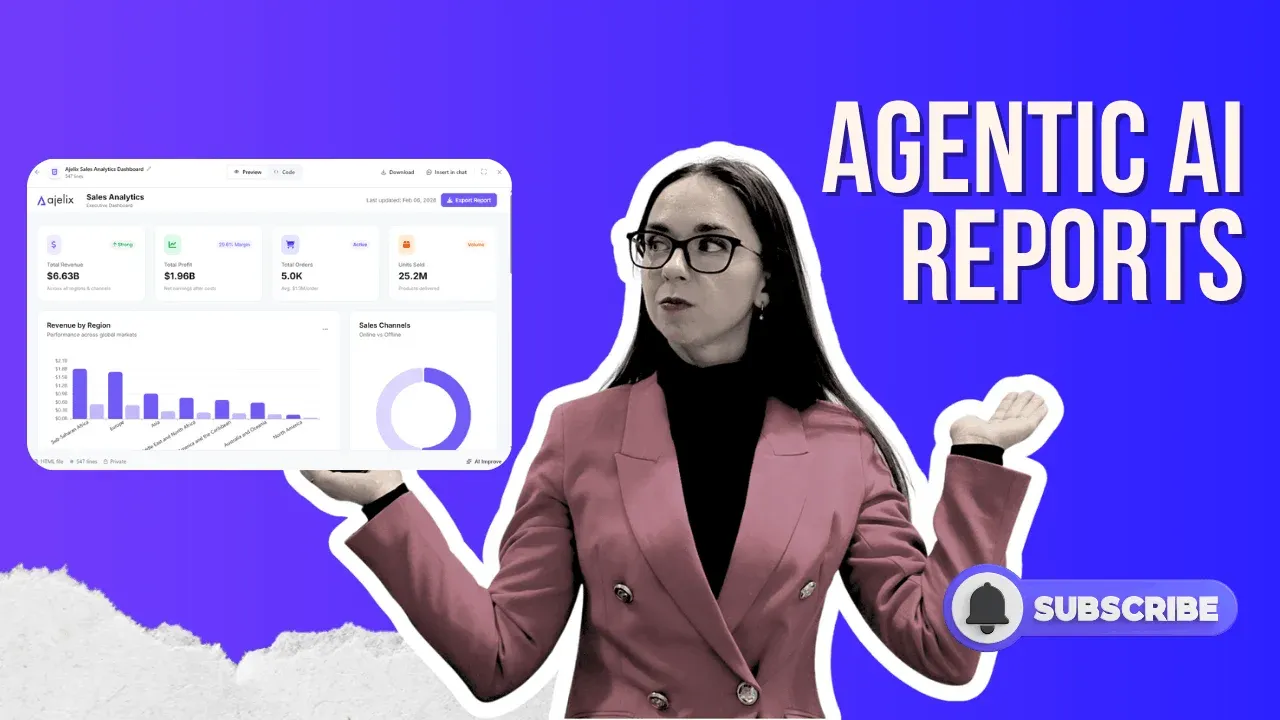 create a report from google sheets data with agentic ai ajelix workflow blog-banner