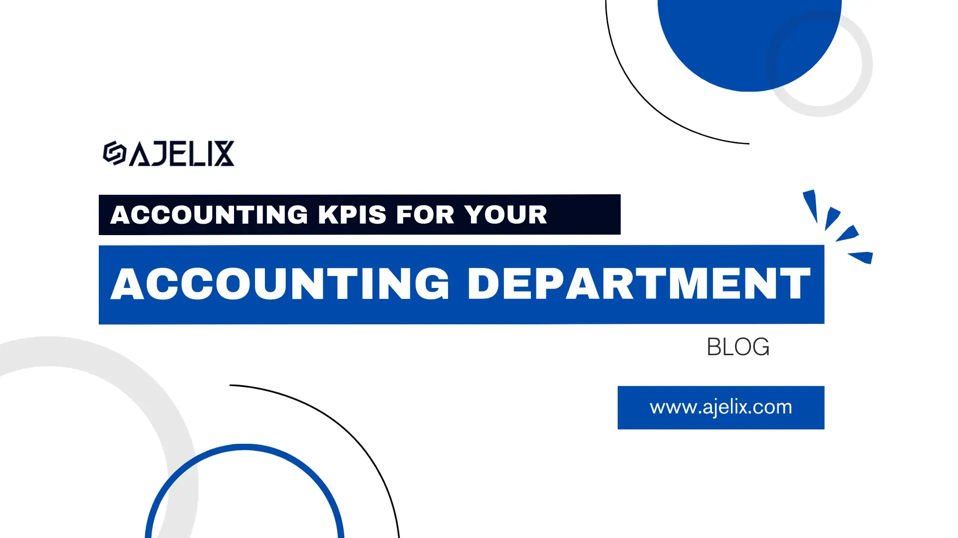 Accounting KPIs for your accounting department banner