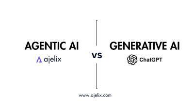 Agentic vs Generative AI blog banner