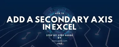 How to add secondary axis in excel chart