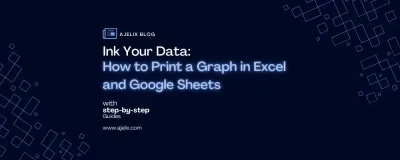 Print a graph in excel and google sheets