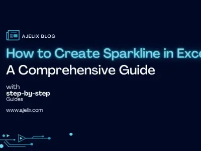 Crate sparkline in excel - ajelix blog