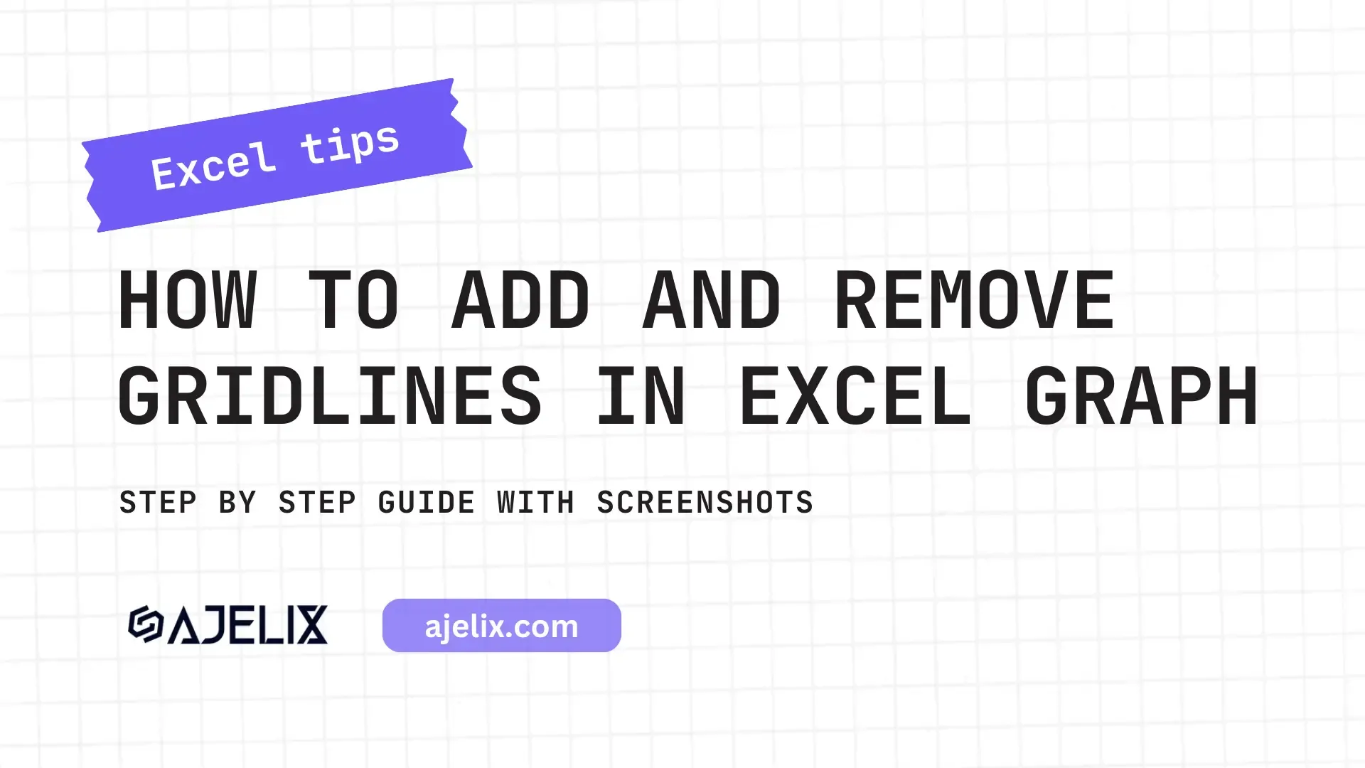 how to add and remove gridlines in excel chart