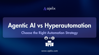 Agentic AI vs Hyperautomation Blog Banner Ajelix