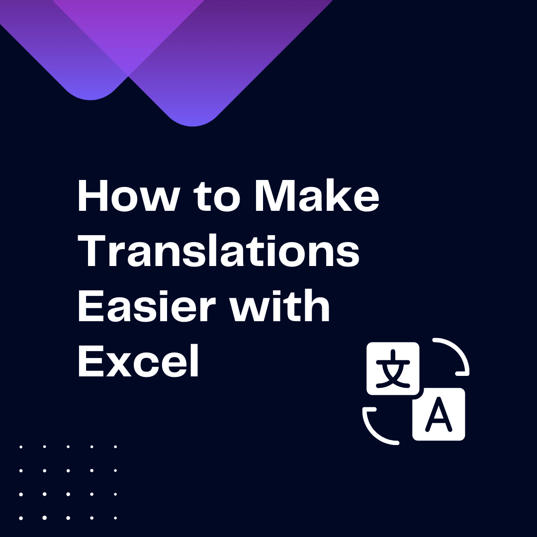 How to make translations easier with excel