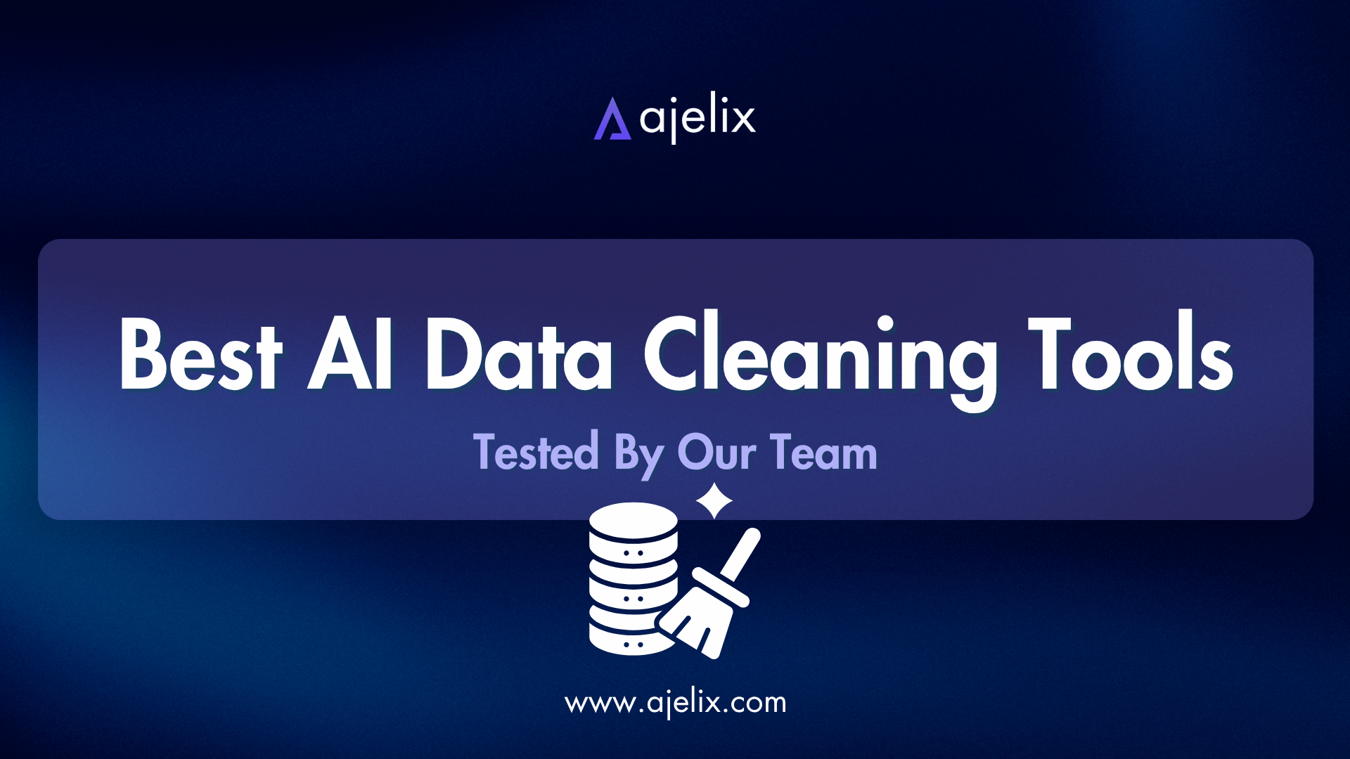 Best AI data cleaning tools blog banner