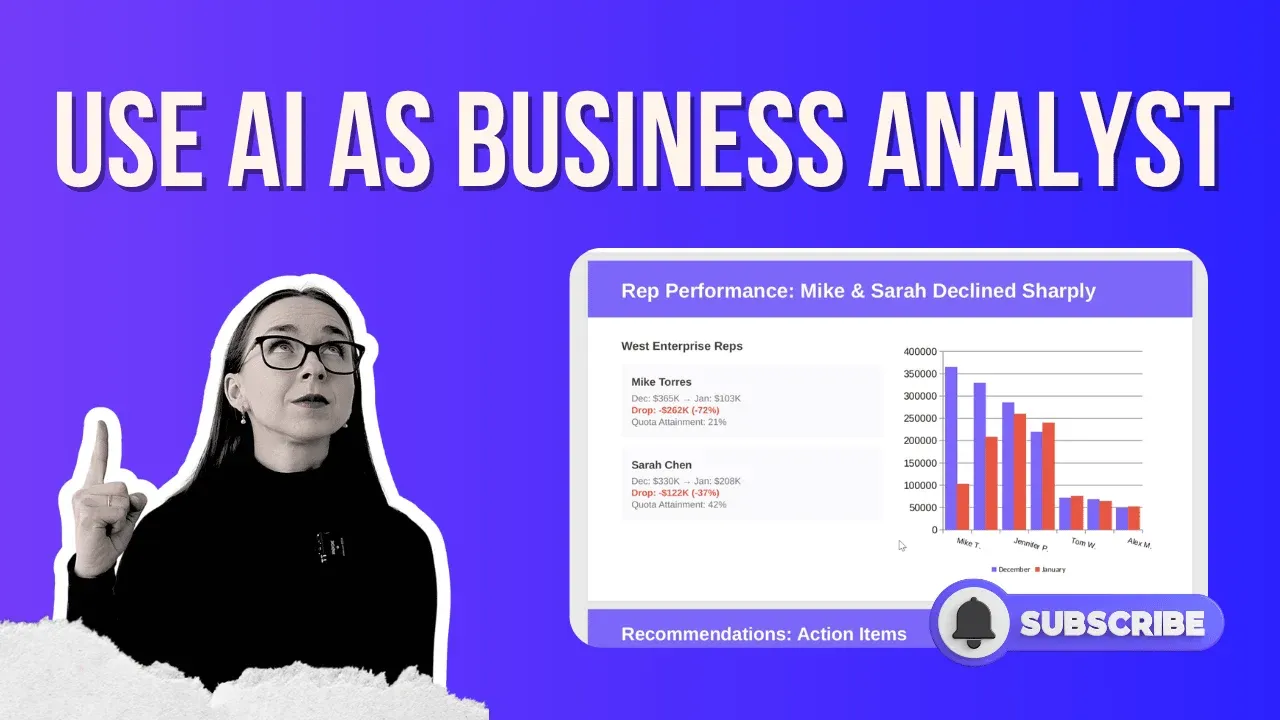 How to use ai as a business analyst guide from ajelix with video