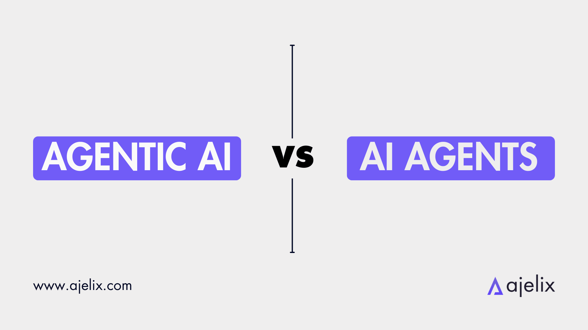 Agentic AI VS AI agents blog banner