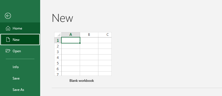access excel template gallery to create excel template