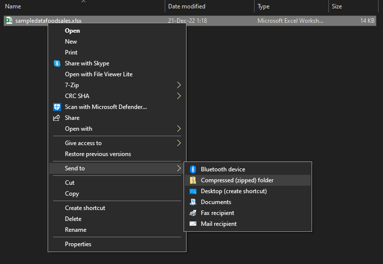 save your excel file in ZIP format to compress file size