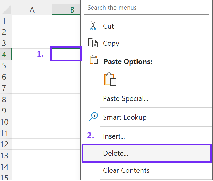 guide how to delete a row in excel