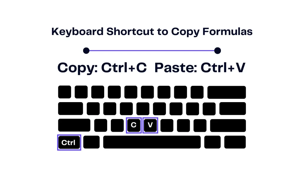 Excel Keyboard shortcut to copy formula down