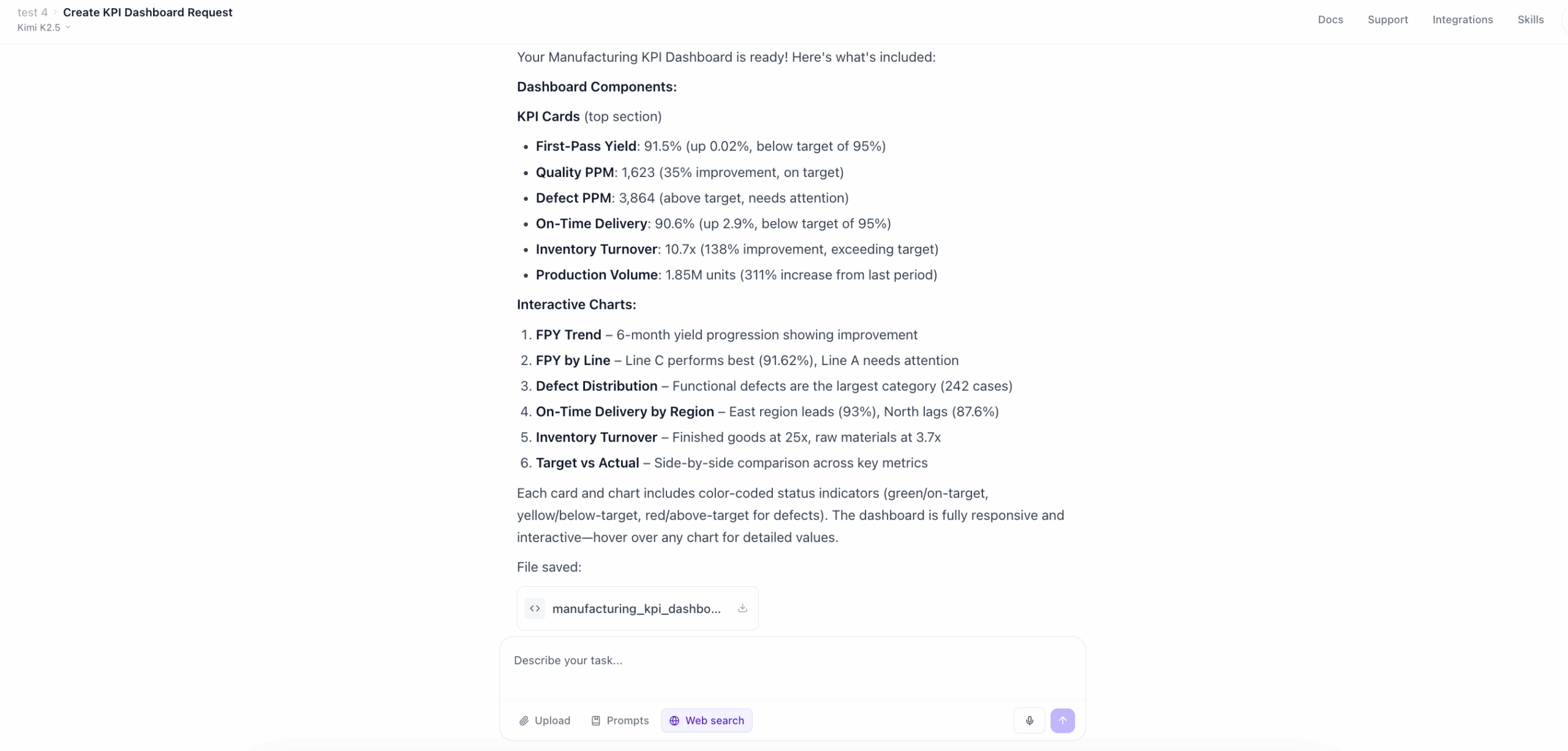 Step 3 Dashboard Generation