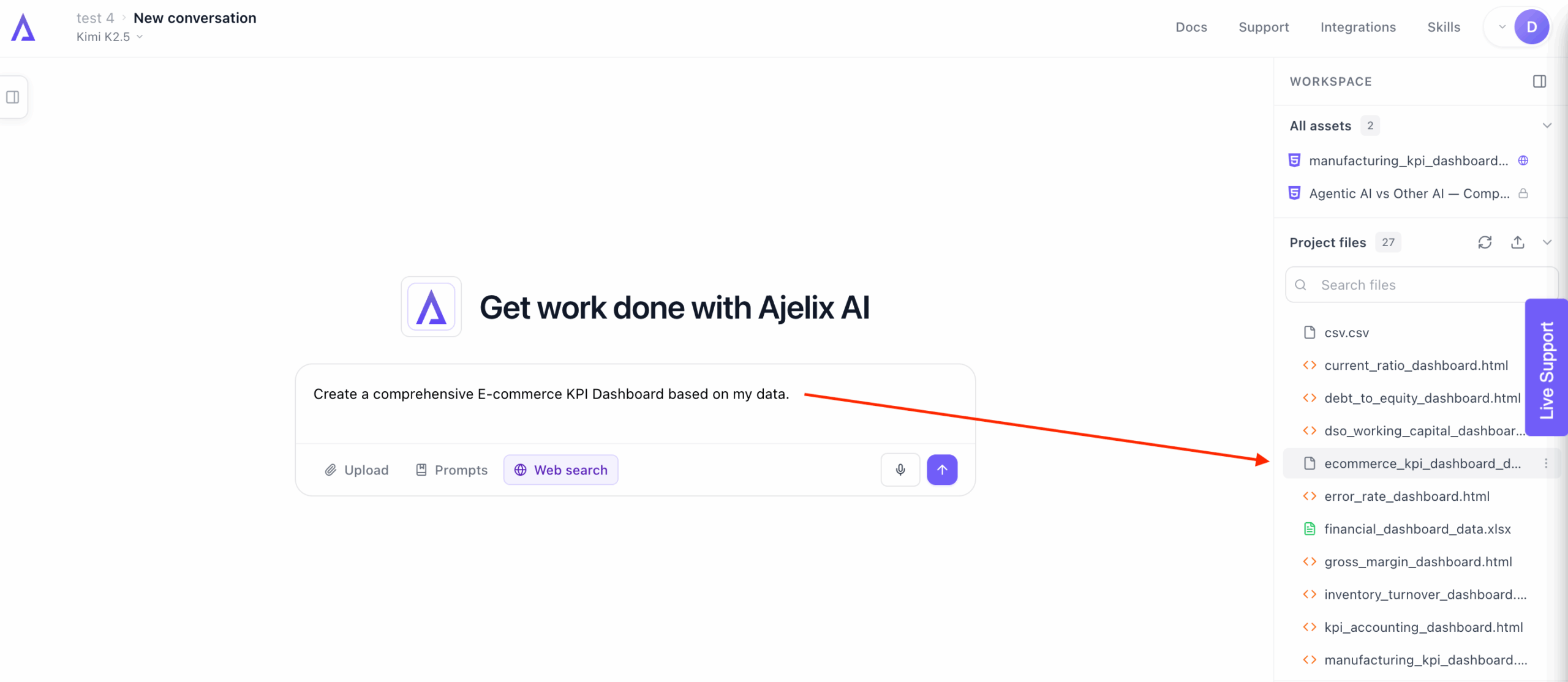 Step 1: Add your data and prompt