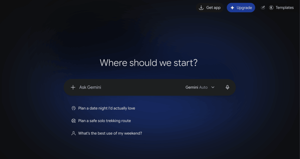 Gemini interface