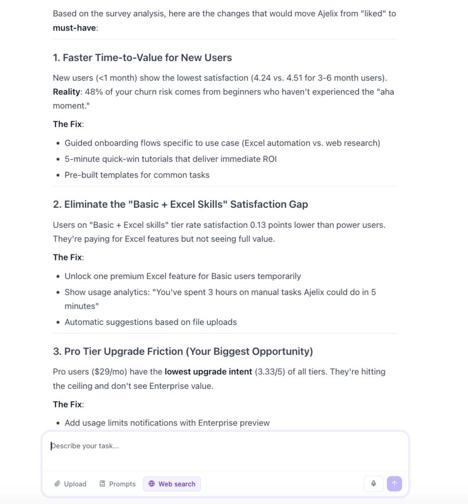 Follow up insights